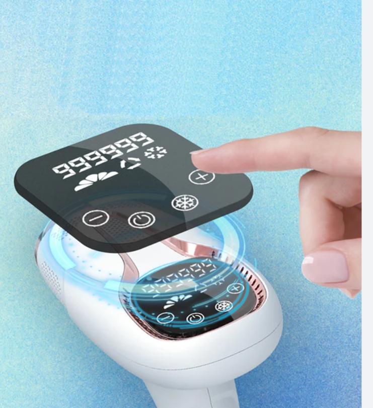 Épilateur Laser Indolore pour Hommes et Femmes, Flash 990000, Epilation IPL, Corps, Bikini, Visage permanent