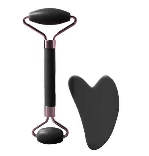 Roller en résine pour le visage, le cou et les yeux, massage facial, planche à gratter, outils de soins de la peau, beauté du muscle