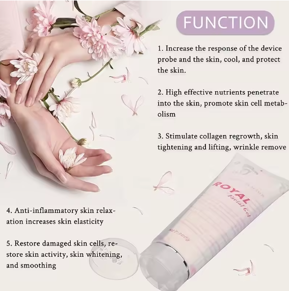Gel Conducteur Micro-Courants Lift Gel+. Crème d'épilation au Gel frais, pour tout le corps, équipement d'épilation au Laser, soins de la peau, crème amincissante