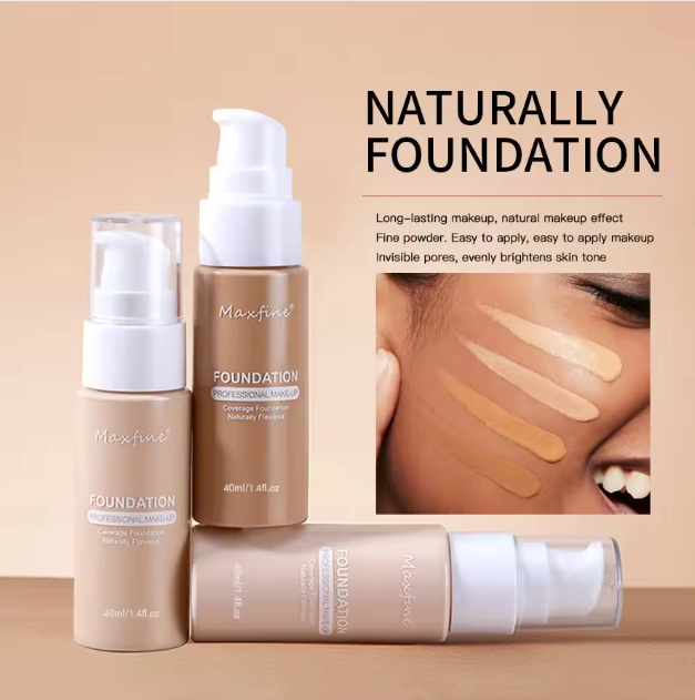 Fond de teint liquide résistant à la sueur, correcteur efficace, maquillage imperméable, cosmétiques professionnels