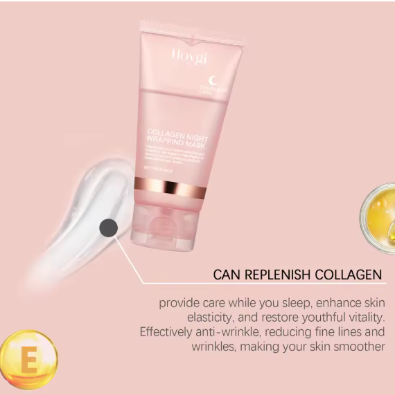 Masque Peel-off au collagène, hydratant en profondeur, estompe les ridules, raffermissant, rétrécit les Pores, masque nocturne, soins pour la peau du visage
