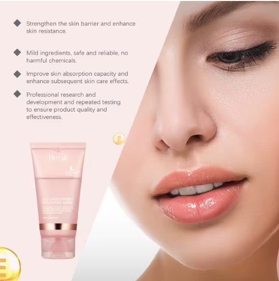 Masque Peel-off au collagène, hydratant en profondeur, estompe les ridules, raffermissant, rétrécit les Pores, masque nocturne, soins pour la peau du visage
