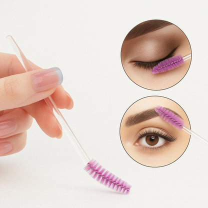 BrowLuxe – Goupillon Précision pour Sourcils Parfaits (50 pièces)