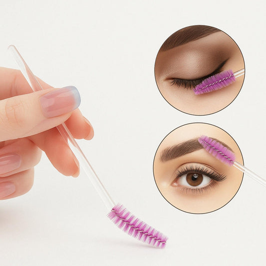 BrowLuxe – Goupillon Précision pour Sourcils Parfaits (50 pièces)
