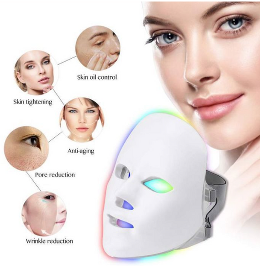 Masque LED Visage – Soin Réparateur et Rajeunissant
