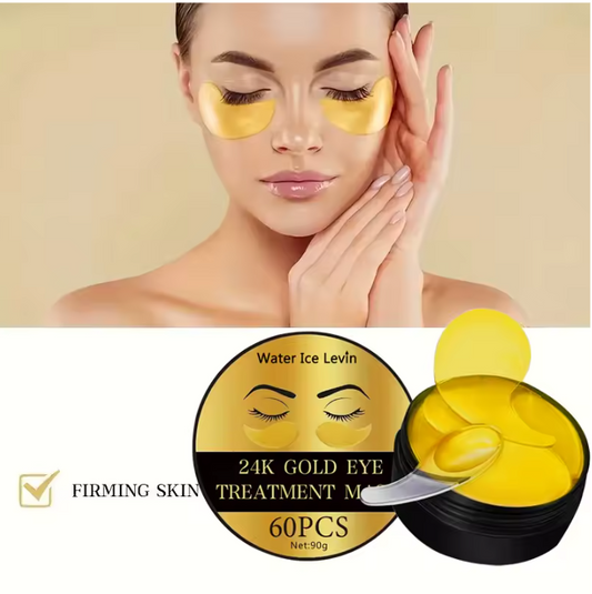 Patchs pour les yeux au collagène doré 24K, Anti cernes, Anti poches pour les yeux, Patchs Hydratants Anti-rides, Produits de soins pour la peau