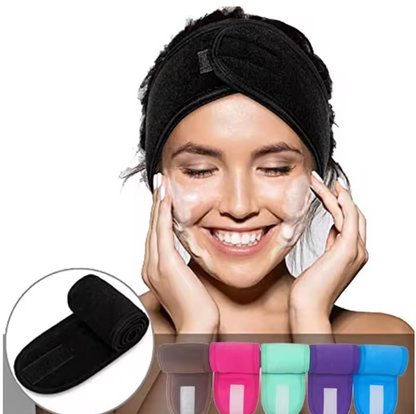 Bandeau Cosmétiques Réglable – Confort et Élégance pour votre Routine Beauté