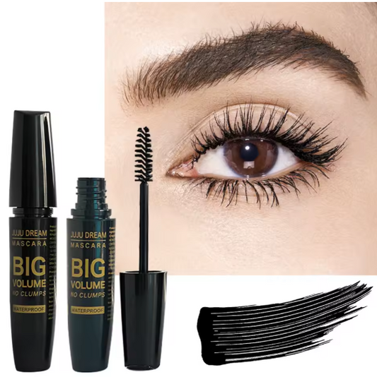 Mascara Curling 4D – Allongement, imperméable, résiste à la transpiration, longue durée, anti-tâches, unisexe, doux