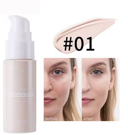 Fond de teint liquide résistant à la sueur, correcteur efficace, maquillage imperméable, cosmétiques professionnels