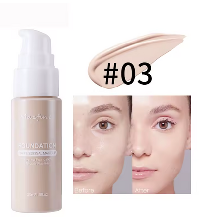 Fond de teint liquide résistant à la sueur, correcteur efficace, maquillage imperméable, cosmétiques professionnels