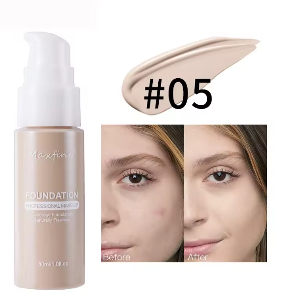 Fond de teint liquide résistant à la sueur, correcteur efficace, maquillage imperméable, cosmétiques professionnels