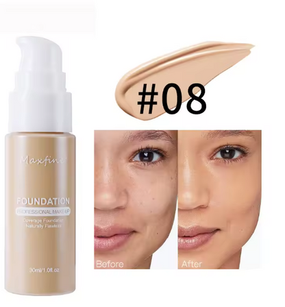 Fond de teint liquide résistant à la sueur, correcteur efficace, maquillage imperméable, cosmétiques professionnels