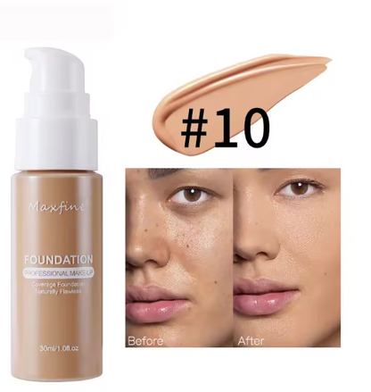 Fond de teint liquide résistant à la sueur, correcteur efficace, maquillage imperméable, cosmétiques professionnels