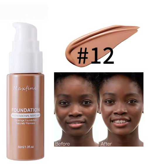 Fond de teint liquide résistant à la sueur, correcteur efficace, maquillage imperméable, cosmétiques professionnels