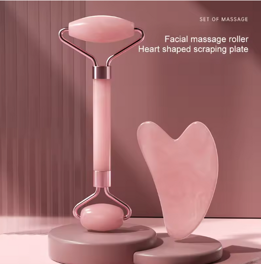 Roller en résine pour le visage, le cou et les yeux, massage facial, planche à gratter, outils de soins de la peau, beauté du muscle
