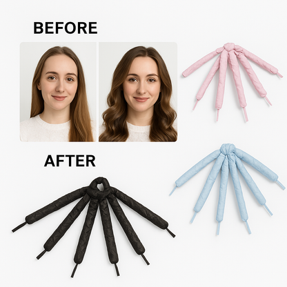Bandeau Capillaire Curling - Créez des Boucles Naturelles Sans Chaleur