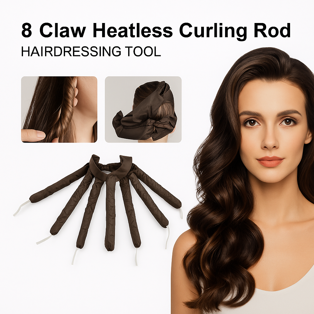 Bandeau Capillaire Curling - Créez des Boucles Naturelles Sans Chaleur